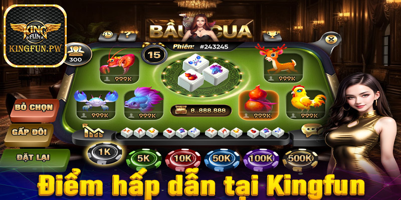 Một số ưu điểm hấp dẫn tạo lên thương hiệu nhà cái Kingfun